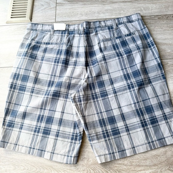 NWT Vintage Denver Hayes Plaid Flat Front Shorts - Picture 8 of 9